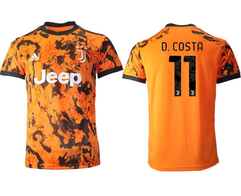 Men 2020-2021 club Juventus Second away aaa version #11 orange Soccer Jerseys->juventus jersey->Soccer Club Jersey
